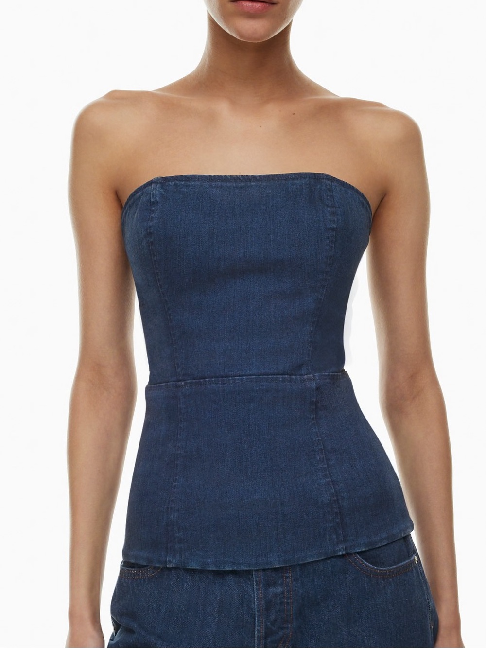 Aritzia | Denim Forum The 90s Denim Tube Top